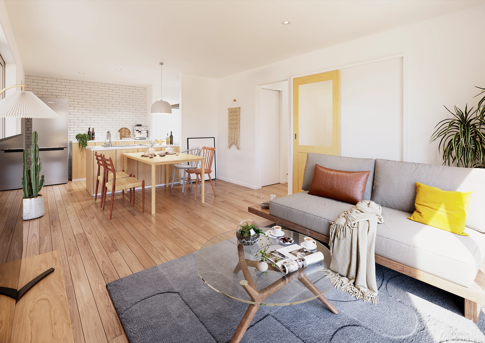 LIVING / DINING / KITCHEN